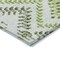 Homeroots 3' X 5' Green Ivory And Gray Geometric Washable Indoor Outdoor Area Rug 581539 - alternate 4