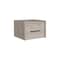 Homeroots 10" Gray Wood One Drawer Floating Nightstand 546178 - alternate 5
