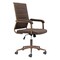Homeroots Espresso and Bronze Adjustable Height Swivel Rolling Office Chair 556762 - alternate 5