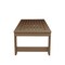 Newtechwood Boston Outdoor Coffee Table in Teak P021-701 - alternate 2