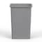 Regal Altair 35 Gallon Square Gray Plastic Trash Can, Heavy Duty Resin Construction ZR-TC-100-SQ35GR - alternate 3
