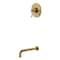 Kingston Brass Single-Handle Pressure Balanced Tub Faucet, Brushed Brass KB6337PLTO - alternate 1