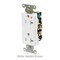 Leviton Plugs&Rcptcls, 20A, 125VAC, Wht, PBT, PK1 16362-WIG - alternate 3