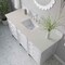 James Martin Vanities Brittany 60" Single Vanity in Bright White, w/ 3 CM Siberian Silestone Top 655-V60S-BW-3SFR - alternate 4