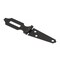 Prime-Line Door and Gate, Safety Hasp Hinge Latch with Fixed Staple 3 inch with Screws, Matte Black U 117098 - alternate 4