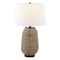 Jonathan Y Chakrii 25" Rustic Bohemian Iron/Rattan LED Table Lamp with Pull-Chain, Oil Rubbed Bronze/Dark Brown JYL4044B - alternate 1
