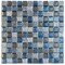 Apollo Tile Gray Blue 11.7 in x 11.7 in Glass, Resin Glossy Floor and Wall Mosaic Tile 4.75 sqft/case, 5PK APLBDA882324A - alternate 1