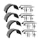 Mytee Products Poly Fender Kit 4 Poly Fender Mounting Kit 4 Ribbed Poly Fender - fits 24.5 in Wheels, 4PK PF-Rx4PFMK-Bx4 - alternate 1