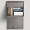 Mail Boss Townhouse Locking Wall-Mount Mailbox, Bronze, 14/16-Gauge Steel 805945 - alternate 5