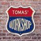 Signmission Tomas's Workshop, 6 inch X 6 inch, Plastic Sign, 2PK SHI-P-2PACK-6-489-TOMAS - alternate 3