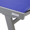 Leisuremod Marlin Patio Chaise Lounge Chair with Armrests in Grey Aluminum Frame, Navy Blue MLAGR-77NBU - alternate 5