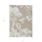 Homeroots 10' X 14' Taupe Beige And Ivory Floral Washable Indoor Outdoor Area Rug 589583 - alternate 5