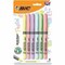 Bic Brite Liner Grip Pocket Highlighter, Chisel Tip, Assorted Colors, 6PK GBLDP61AST - alternate 2