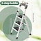 Wrightmaster 3.3 ft. Steel Lightweight Step Ladder, 8 ft. Reach, with Tool Platform, 300 lb. Load Capacity ZOR-GJSBT1 - alternate 2