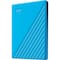Western Digital WD 1TB MY PASSPORT PORTABLE - BLUE WDBYVG0010BBL-WESN - alternate 2