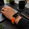 Elegani Rubber Watch Replacement Band Compatible with Apple Watch 44mm, Orange RST-ORG-44mm - alternate 2