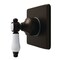 Kingston Brass Single-Handle Six-Way Diverter Valve with Square Trim Kit, Oil Rubbed Bronze KS4045BPL - alternate 1
