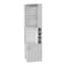 Homeroots 71in White Wood Corner Bar Cabinet With Two Doors 535085 - alternate 1