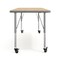 Flash Furniture Commercial Adjustable Height Rectangular Activity Table - Locking Casters-LT NAT XU-A2460-REC-LTNAT-T-P-CAS-GG - alternate 6