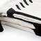 Homeroots 50" X 60" Black and White Woven Cotton Geometric Throw Blanket with Tassels 516487 - alternate 6