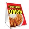 Signmission Flowering Onion, 24 Inch x 18 Inch A-frame Yard Sign, Plastic Sign SBC-1824-Flowering Onion - alternate 1