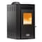 Us Stove Co Ashley Hearth Pellet Stove with 50lb Hopper, 18-1/2 in W, 21.3 in D, 33.9 in H, 30,000 Btu/hr Heating AP5613-W - alternate 3