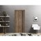 Sartodoors Slab Barn Door Panel, Planum 0011 Walnut and Aluminum Strips, Sturdy Finished Flush Modern Doors, P PLANUM0011S-WLN-18 - alternate 3