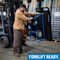 Magnum Tool Tilt Truck, 1/2 Cu. Yd. Capacity Dump Cart with Non-Marking 12 in Wheels & 5 in Casters DUC12T-F-NM - alternate 2