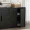 Manhattan Comfort Rivington 60in Sideboard in Black SB009-BK - alternate 3
