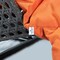 Leisuremod Charcoal Wicker Hanging 2 person Egg Swing Chair with Orange Cushions ESCCH-57OR - alternate 4