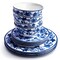 Martha Stewart Blue Vintage 12 Piece Fine Ceramic Dinnerware Set in Cobalt 97386.12 - alternate 5