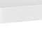 Homeroots 15.75in X 59in X 15.75in White Clear Hollow Core Tempered Glass TV Stand 333255 - alternate 3
