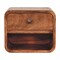 Homeroots 12" Natural Solid Wood One Drawer Floating Nightstand 722534 - alternate 1