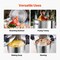 Vevor 100QT Stainless Steel Stockpot Cooking Kitchen Sauce Pot with Basket Lid Handle SP100QT505006S - alternate 5