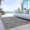 Homeroots 5' X 8' Brown And Beige Abstract Washable Indoor Outdoor Area Rug 598957 - alternate 5