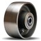 Hamilton Heavy Service Swivel Caster, 4" x 2" Forged Steel Wheel, 3/4" Straight Roller Bearing, Foot Brake S-HS-4FS-FB - alternate 3