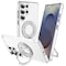Alpha Digital Galaxy S25 ULTRA Case w/ Magnet Ring Stand- Full Protection, Soft Flex-360 shockproof S25U-CLEAR - alternate 1