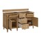 James Martin Vanities Lorelai 60" Double Vanity, Light Natural Oak, w/ 3 CM Tajnar Eclos Top 424-V60D-LNO-3TJR - alternate 6