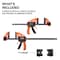 Klein Tools Speed-Klamp 6-Inch and 12-Inch, 150-Pound, 4PK 47552 - alternate 3