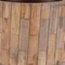 Homeroots Set of Two Brown Wood 1 Ounce Round Pot Planters 634286 - alternate 4