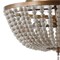 Jonathan Y Allison 15" 3-Light Shabby Chic Farmhouse Wood Beaded/Metal LED Flush Mount, Antique Gold/Cream JYL9019A - alternate 5