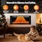 Edendirect 50-in W Black Wall mount LED Flat wall Electric Fireplace with Remote Control Included ZR-EF50 - alternate 3