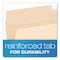 Pendaflex Reinforced Top File Folders, 1/2-Cut Tabs: Assorted Positions, Letter Size, Manila, 100PK R752 1/2 - alternate 4