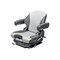Uni Pro Big Dog Diablo/Hustler Super Z Mower Mechanical Suspension Seat Black/Silver Vinyl 8645 - alternate 1