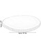 Vintiquewise Barky Natural Wood Slabs Rustic Ornament Slice Tray Table Charger 18 set of 4 QI003847-18.4 - alternate 5