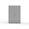Strong Hold 14 GA Bin Cabinet with 2 Shelves, 4 Drawers - 48 In W. x 72 In. H x 24 In. D - 42 Yellow Bins 46-BBS-242-4DB-42Y-12DP-NL-L - alternate 2