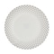 Ultra By Gibson Cane Peak 12 Piece Opal Glass Dinnerware Set in White With Grey Accents 138949.12 - alternate 4