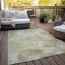 Homeroots 3' X 5' Beige Tan And Ivory Floral Washable Indoor Outdoor Area Rug 588528 - alternate 5