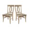 Whitewood Industries Set of Two Verona Dining Chairs, Honey C97-170P - alternate 1