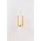 Hudson Valley Lighting Groveland station 4.75 in. Wall Sconce Aged Brass 5518-AGB - alternate 6